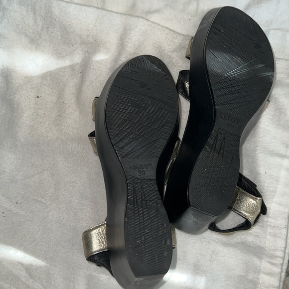 Naot Bronze Wedge Sandals - Picture 7 of 7